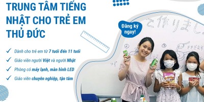 TRUNG TÂM TIẾNG NHẬT CHO TRẺ EM THỦ ĐỨC